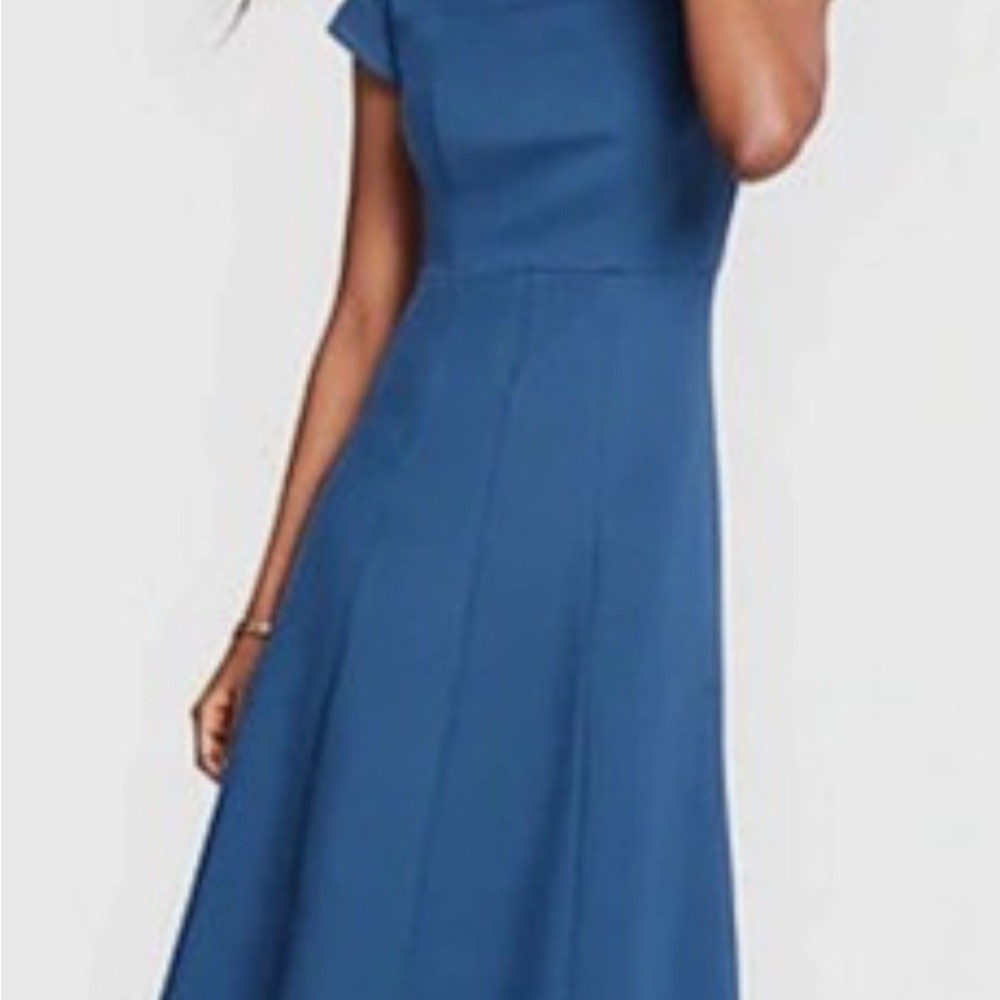 Ann Taylor fit and flare dress, size 8
